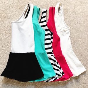 Express Peplum Tank Top Bundle